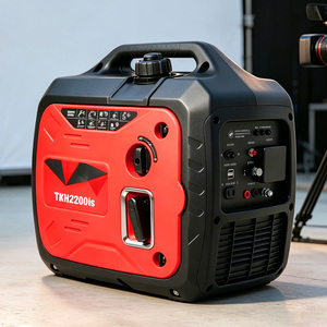 High Quality 2200W Portable Inverter <b>Generator</b> Silent Gasoline <b>Generator</b> 1.8KW Small Digital <b>Generator</b> for Home Use & <b>Camping</b> - Product Image 1