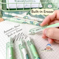 Nouveau crayon automatique en métal avec mine remplaçable pour enfants et étudiants, cadeau, crayon mécanique 0,5 mm à bouton-poussoir pour enfant
