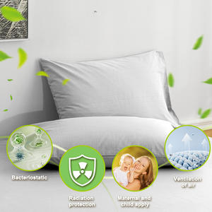 Thiên nhiên bông nền tảng gối có thể giặt Tinh Khiết Bạc sợi nối đất gối trường hợp đối với nhà bệnh viện và khách sạn sử dụng - Product Image 6