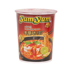 บะหมี่กึ่งสำเร็จรูปนำเข้าจากไทย รสต้มยำกุ้ง ไขมันต่ำ บรรจุภัณฑ์แบบประหยัด เหมาะสำหรับของว่างยามดึก 70 กรัม/ถ้วย - Product Image 4