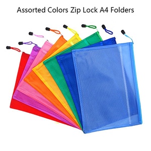 GOWELL Busta Portadocumenti in PVC a Rete con Cerniera, Formato A4, Personalizzabile con Logo Stampato - Product Image 1