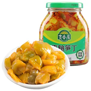 Szechuan Wholesale Jixiangjuクリスピーバンブーシュートダイズ306gマスタードブランドピクルス調味料麺または粥用