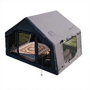 Tienda de Campaña Inflable Fabricada en China, Refugio Portátil de Lujo para Exteriores con <span class=keywords><strong>Tela</strong></span> de Algodón TC Impermeable y con Protección UV - Product Image 1