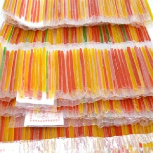 Rideau de cure-dents collants faits main, bonbons colorés, bonbons soleil, bonbons collants brossés, 1 paquet de 52, snacks nostalgiques - Product Image 5