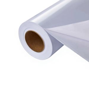 Rouleau de vinyle autocollant en PVC ultra-adhésif, surface brillante ou mate, résistant à l'eau, pour l'extérieur en hiver, imprimable, économique et amovible - Product Image 1