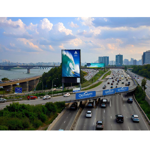 Led ngoài trời biển quảng cáo bảng lớn video quảng cáo bức tường dẫn màn hình cho thương mại đường phố trung tâm mua sắm - Product Image 4