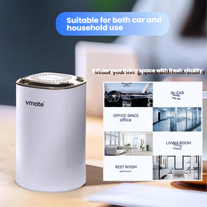 VMATE Diffuseur de parfum pour voiture en plastique, support de tasse, ensemble cadeau d'aromathérapie, cadeau d'anniversaire électrique pour hommes et femmes, ornement décoratif pour voiture - Product Image 6