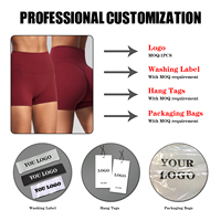 Leggings taille haute de sport effet push-up, shorts de compression pour le running, le yoga et le cyclisme, avec contrôle du ventre et logo