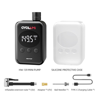 Pompe CYCLAMI 150PSI Mini compresseur électrique portable Adaptateur de valve pour vélo de route VTT E-Bike Bicicleta Pompe à vélo