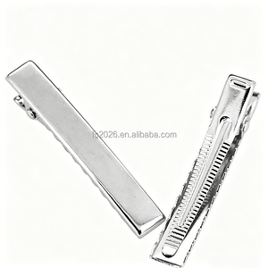 Pinces à <span class=keywords><strong>cheveux</strong></span> en métal rectangulaires lisses, base de barrette à <span class=keywords><strong>cheveux</strong></span> argentée vierge, pinces vierges <span class=keywords><strong>pour</strong></span> accessoires de <span class=keywords><strong>cheveux</strong></span> faits main DIY - Product Image 6
