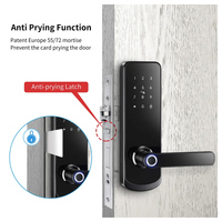 Elock ES230F Tuya WiFi APP/TTlock App SMARTLOCK puerta electrónica inteligente aleación de aluminio cerradura inteligente