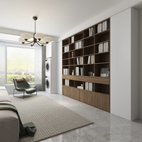 Bibliothèque ouverte moderne, étagère à livres autoportante, étagères de rangement, bibliothèque haute pour salon, meubles de salon