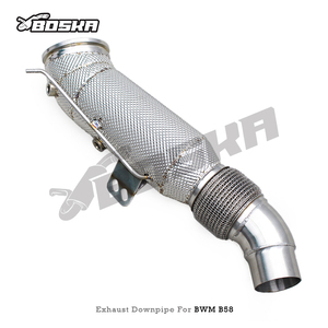 OEM <b>Catted</b> Stainless Steel Downpipe with OPF for M340/M340i/M440I/X5/X6 G05/G06 B58 3.0T 2019-2024 200 Cell Bolt-On Exhaust - Product Image 2