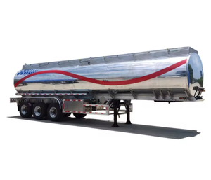 Semi-remorque citerne à eau en aluminium 3 essieux 45000-50000 litres, prix de gros chinois 2025, à vendre - Product Image 1