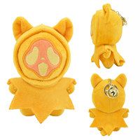 Porte-clés en peluche OEM personnalisé, style boîte surprise, personnage de dessin animé d'Halloween, fantôme d'anime, animal en peluche moelleux, breloque de sac