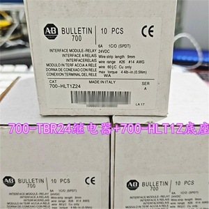 Allen-Bradley 700-TBR24 <b>Relay</b> With 700-HLT1Z Base Miniature AC Time <b>Relay</b> General Purpose Made In Italy - Product Image 2