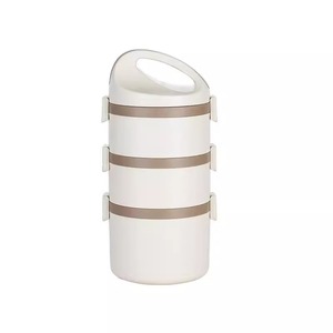 กล่องอาหารกลางวันสแตนเลสทรงกระบอกความจุขนาดใหญ่พร้อมที่จับสำหรับนักเรียนพนักงานออฟฟิศปิกนิกกล่องเบนโตะ - Product Image 5