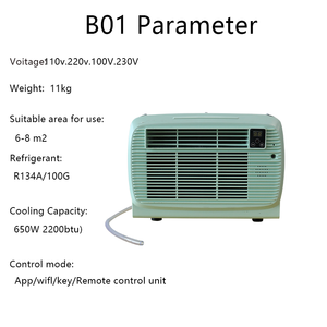 Mini climatiseur portable 110V 220V, climatiseur <span class=keywords><strong>mobile</strong></span> portable, climatisation domestique à prix avantageux - Product Image 2