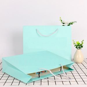 Sac en papier kraft personnalisé avec logo KM pour cadeaux, courses quotidiennes, sac fourre-tout portable, sacs cadeaux en papier avec logos - Product Image 1