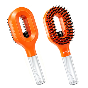 Cepillo para el cabello con pulverizador de niebla fina – Herramienta 2 en 1: peine y herramienta hidratante, control antiestático del encrespamiento, adecuado para uso diario - Product Image 1