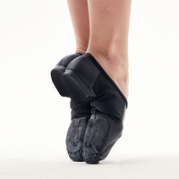 Chaussures de danse jazz pour adultes en cuir, coton et EVA, fabrication sur mesure en gros par Ting Factory