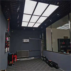 תאורת תקרה מודרנית משושה מסוג SMD LED, עמידה למים בתקן IP54, מתאימה למוסך רכב, סדנה ומשרד - Product Image 5
