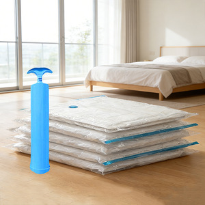 Vacuum <b>compression</b> <b>bags</b>, air extraction storage <b>bags</b>, organizer <b>bags</b> for clothes, quilts, household waterproof and dustproof - Product Image 2