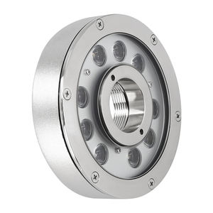 نوافير صغيرة للحدائق DMX 6W/24W من الفولاذ المقاوم للصدأ أضواء حلقية نفاثة للمياه IP68 فوهات مضخة غاطسة تحت الماء - Product Image 3
