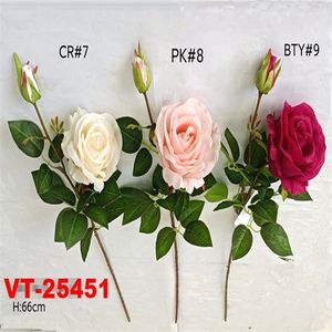 2025ใหม่ล่าสุด36ซมดอกกุหลาบโพลีเอสเตอร์ทำด้วยมือสเปรย์สัมผัสจริงวันแม่วันอีสเตอร์คริสต์มาสวันวาเลนไทน์ปีใหม่ - Product Image 5