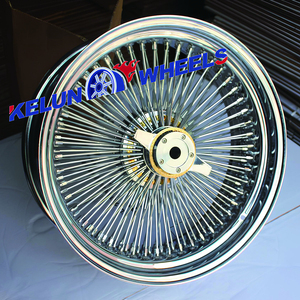 ล้อซี่ลวดเหล็กชุบโครเมียมแบบกำหนดเองขนาด 24/26 นิ้ว 5x127 - Product Image 4