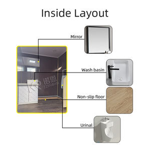 Baño Portátil Móvil de 4.5m, Baño de Lujo para Campamentos, Ducha, Contenedor para Bodas, Inodoro para Exteriores - Product Image 2