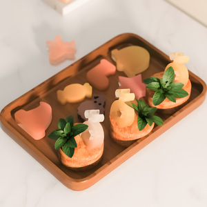 DIY Weihnachts-Schokoladen-Harzform Handgefertigtes Skulpturmodell für Kuchen und Epoxidharz-Dekoration - Product Image 5