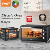 Four électrique RAF 40L 1500W avec rôtissoire pour la cuisson, la rôtissure et la tostade à domicile