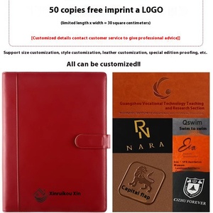 Cao cấp PU da A4 kinh doanh thư mục đa chức năng máy tính bán hàng duy nhất hợp đồng đàm phán giấy kim loại hộp tập tin trường - Product Image 5