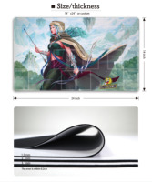 Tapis de souris imprimé haute résolution personnalisé, pliable, anti-rayures, impression par transfert thermique, pour utilisation sur table de jeu, tapis de combat