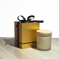 Boîte cadeau de luxe en noir pour bijoux de Noël, boîte à bougies, petite boîte cadeau avec couvercle