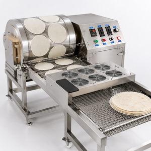 Machine automatique de fabrication de roti, chapati, rumali, équipement commercial de production de pain plat indien fin - Product Image 1