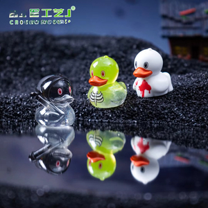 Nueva Figura Decorativa de Pato Amarillo Demoníaco de Weijs, Accesorios Colgantes para Decoración, Micropaisaje, Halloween - Product Image 3