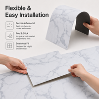 Pegatinas Autoadhesivas Modernas de PVC con Diseño de Piedra para Baldosas, Antideslizantes, Impermeables, Fáciles de Instalar, Revestimiento para Pisos de Hogar y Oficina