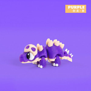 Adornos de Dinosaurios con Temática de Frozen, Impresos en 3D, Multicolores, de Cristal, Hechos a Mano, Regalo Creativo - Product Image 6