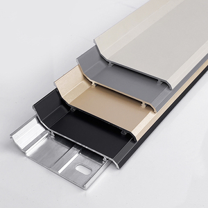 <span class=keywords><strong>Plinthe</strong></span> en métal de <span class=keywords><strong>plinthe</strong></span> en <span class=keywords><strong>aluminium</strong></span> de luxe étanche à l'eau pour la décoration de <span class=keywords><strong>plinthe</strong></span> d'armoires de cuisine - Product Image 1