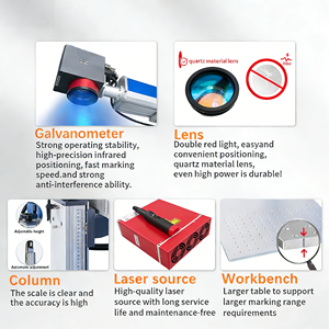 Máquina de Marcado Láser de Fibra Todo en Uno de Alta Calidad y al Mejor <span class=keywords><strong>Precio</strong></span>, 20W 30W 50W - Product Image 5