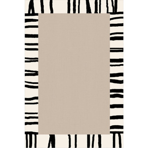 Tapis de style français, couleur unie, fibre de polyester, résistant aux taches, antidérapant, pour salon, chambre à coucher, usage domestique, forme carrée - Product Image 2