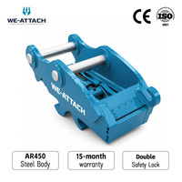 Attache rapide pour excavatrice We-Attach 7-10T, charge maximale 120 kg, coupleur hydraulique rapide haute efficacité avec moteur et roulement, garantie 1 an