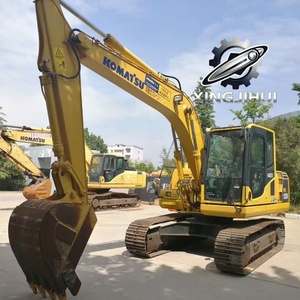 Excavatrice d'occasion Komatsu 120-8, marque japonaise d'origine, 12 tonnes, chenilles en caoutchouc, godet de 0,6 m, puissance de 68000 W - Product Image 2
