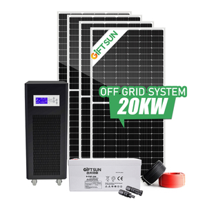 Système d'énergie solaire <span class=keywords><strong>autonome</strong></span> portable Giftsun, panneaux solaires photovoltaïques concentrés hors réseau/sur réseau 5KW 8KW - Product Image 1
