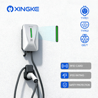 Chargeur EV AC de type 2 Xingke X8, 7 kW, 32 A, borne de recharge murale, stations de recharge murales, OCPP, domicile