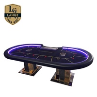 Poker texas — passoire de Table, 96 pouces, en acier inoxydable, pour jeux de Poker