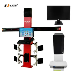 auto repair shop Lige 3D car wheel alignment machine advanced equipment