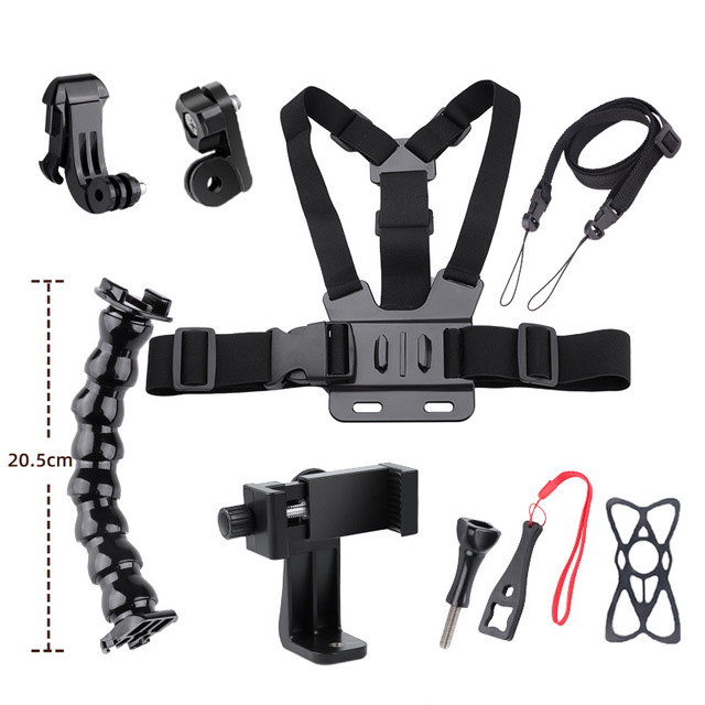Camera Mobile Phone Accessories Kit,Phone Chest Mount Harness for All IPhones,Stable Secure Hands Free for Filming Video Tools
